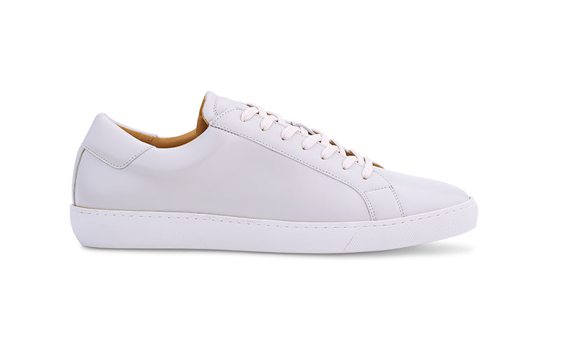 Selected Homme Leather Sneakers in White