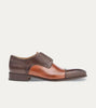 Cap Toe Blucher Dark Brown & Brown Antique - Ace Marks