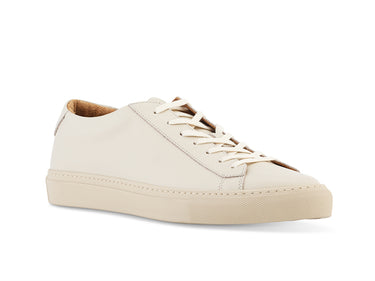 dress sneaker in champagne leather