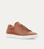 Dress Sneaker In Brown Leather - Ace Marks