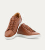 Dress Sneaker In Brown Leather - Ace Marks