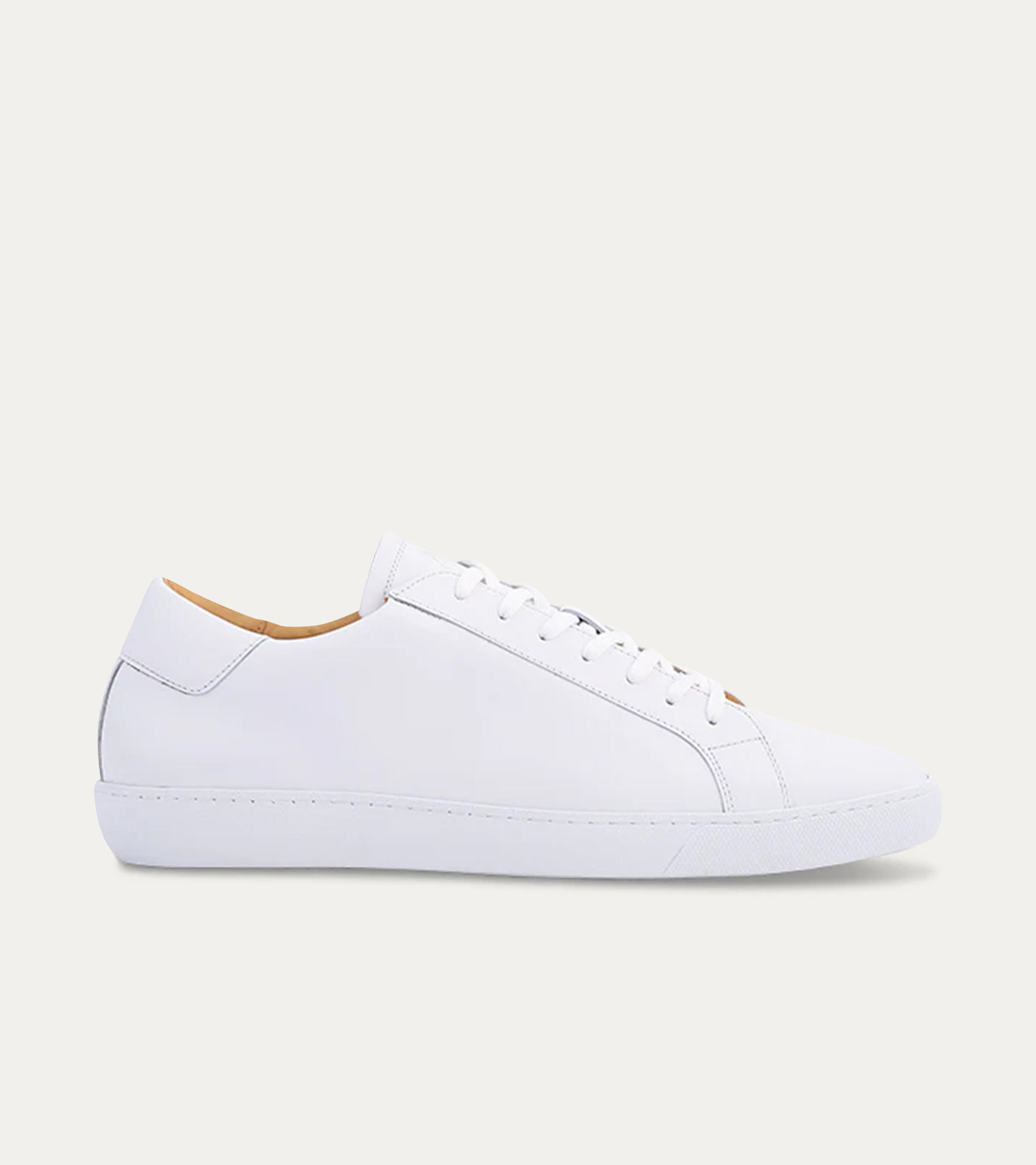 Dress Sneaker In White Leather - Ace Marks