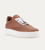 Lightweight Travel Sneaker in Brown Leather - Ace Marks