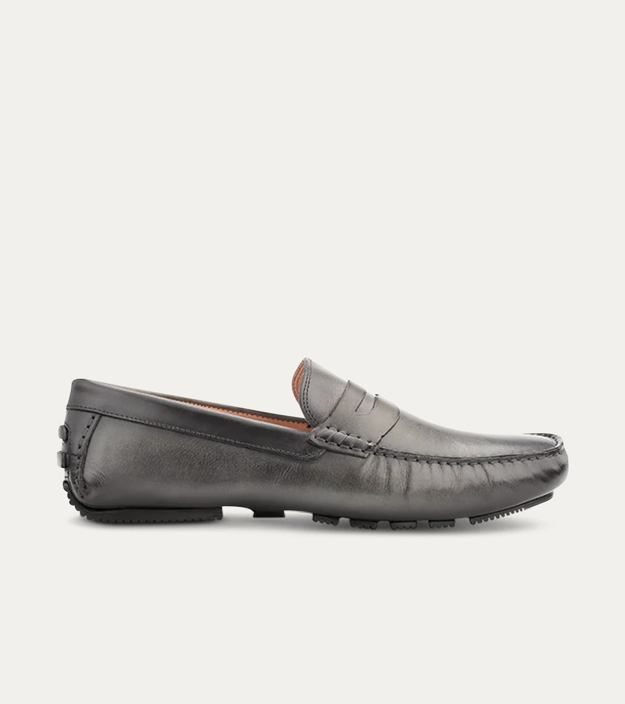 Santi Moccasin In Grey Antique - Ace Marks