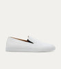 Slip On Sneaker In White Leather - Ace Marks