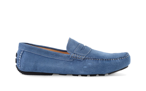 Island Relaxed Chic  Blue suede shoes outfit, Blue shoes outfit, Loafers  men outfit
