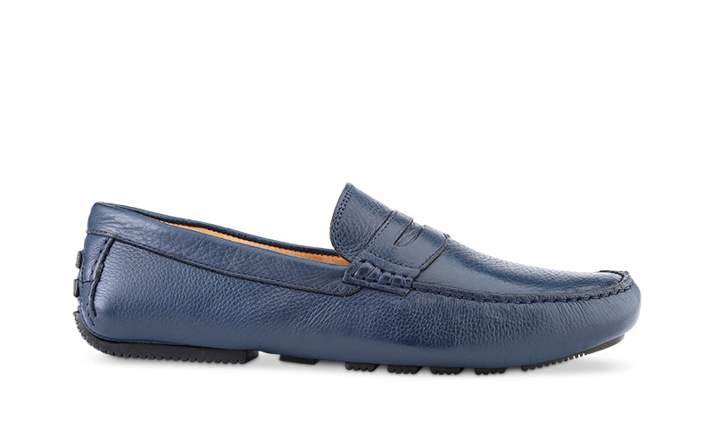 Santi Moccasin In Ocean Leather – Ace Marks